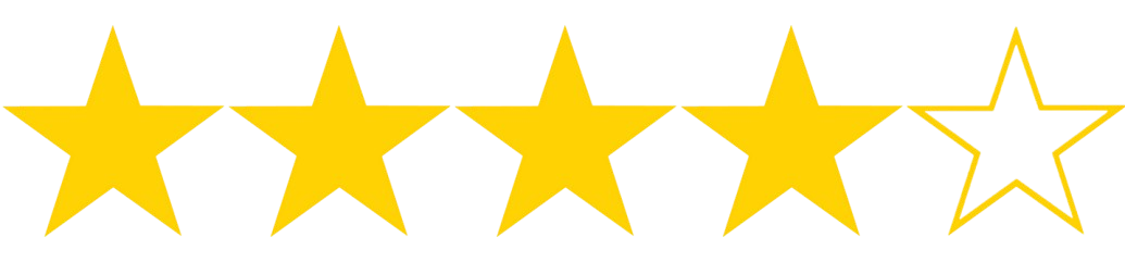 Four-star customer rating
